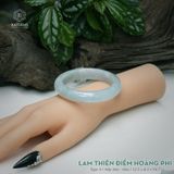  Vòng Khối Ngọc Phỉ Thúy Lam Thiên Điểm Hoàng Phỉ Cao Cấp Bản Hẹ 12.5 x 8.3 x 54.7 (Không Kén Mệnh) 260945 