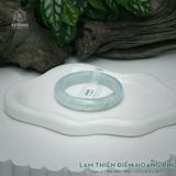  Vòng Khối Ngọc Phỉ Thúy Lam Thiên Điểm Hoàng Phỉ Cao Cấp Bản Hẹ 12.5 x 8.3 x 54.7 (Không Kén Mệnh) 260945 