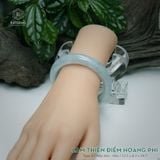  Vòng Khối Ngọc Phỉ Thúy Lam Thiên Điểm Hoàng Phỉ Cao Cấp Bản Hẹ 12.5 x 8.3 x 54.7 (Không Kén Mệnh) 260945 