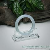  Vòng Khối Ngọc Phỉ Thúy Lam Thiên Phớt Tím Tử Lan Cao Cấp Bản Hẹ 11.8 x 9.3 x 57.2 (Không Kén Mệnh) 2603308 