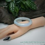  Vòng Khối Ngọc Phỉ Thúy Lam Thiên Phớt Tím Tử Lan Cao Cấp Bản Hẹ 11.8 x 9.3 x 57.2 (Không Kén Mệnh) 2603308 