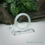  Vòng Khối Ngọc Phỉ Thúy Xanh Ngọc Cao Cấp Bản Hẹ 12 x 8 x 56.9 (Không Kén Mệnh) 260736 