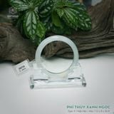  Vòng Khối Ngọc Phỉ Thúy Xanh Ngọc Cao Cấp Bản Hẹ 12 x 8 x 56.9 (Không Kén Mệnh) 260736 