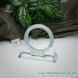  Vòng Khối Ngọc Phỉ Thúy Lam Thiên Điểm Hoàng Phỉ Cao Cấp Bản Hẹ 12.8 x 8.5 x 57.5 (Không Kén Mệnh) 260738 