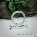  Vòng Khối Ngọc Phỉ Thúy Lam Thiên Điểm Hoàng Phỉ Cao Cấp Bản Hẹ 12.8 x 8.5 x 57.5 (Không Kén Mệnh) 260738 