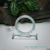  Vòng Khối Ngọc Phỉ Thúy Lam Thiên Điểm Hoàng Phỉ Cao Cấp Bản Hẹ 11.7 x 8.6 x 57.7 (Không Kén Mệnh) 260748 