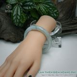 Vòng Khối Ngọc Phỉ Thúy Lam Thiên Điểm Hoàng Phỉ Cao Cấp Bản Hẹ 11.7 x 8.6 x 57.7 (Không Kén Mệnh) 260748 