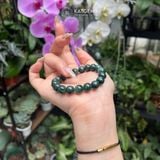  Vòng Đơn Ngọc Lục Lam 10ly 1-121003 (Không Kén Mệnh) 