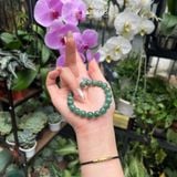  Vòng Đơn Ngọc Phỉ Thúy Xanh Lục Táo 9.3ly 2-131005 (Không Kén Mệnh) 