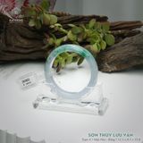  Vòng Khối Ngọc Phỉ Thúy Sơn Thủy Lưu Vân Cao Cấp Bản Hẹ KT: 12.3 x 8.5 x 55.8 (Không Kén Mệnh) 261822 