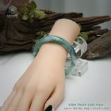  Vòng Khối Ngọc Phỉ Thúy Sơn Thủy Lưu Vân Cao Cấp Bản Hẹ KT: 12.4 x 8.5 x 60.9 (Không Kén Mệnh) 261824 
