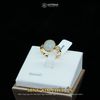  Nhẫn Vàng Ngọc Phỉ Thúy Bạch Ngọc Song Kim Phúc Ẩn Myanmar Type A 11.3x9.6x4.5mm Ni 16mm (Không Kén Mệnh) 