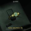  Nhẫn Vàng Ngọc Phỉ Thúy Phiêu Hoa Song Kim Phúc Ẩn Myanmar Type A 6.5x5.5x2.5mm Ni 16.6mm (Không Kén Mệnh) 
