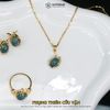  Mặt Dây Chuyền Vàng Phụng Thiên Cửu Vận Lam Ngọc (Không Kén Mệnh) Độc Quyền Katgems 