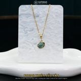  Mặt Dây Chuyền Vàng Phụng Thiên Cửu Vận Lam Ngọc (Không Kén Mệnh) Độc Quyền Katgems 