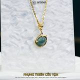  Mặt Dây Chuyền Vàng Phụng Thiên Cửu Vận Lam Ngọc (Không Kén Mệnh) Độc Quyền Katgems 