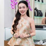  Bộ Trang Sức Vàng Phụng Thiên Cửu Vận Lam Ngọc Jade A ( Không Kén Mệnh ) Độc Quyền Katgems 