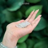  Nhẫn Ngọc Khối Bạch Ngọc (Bạch Nguyệt Quang) Ni Tay 14.8 - 21mm Giá Từ 2.686k Đến 3.286k (Không Kén Mệnh) 