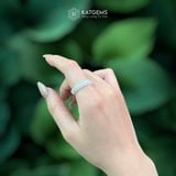  Nhẫn Ngọc Khối Bạch Ngọc (Bạch Nguyệt Quang) Ni Tay 14.8 - 21mm Giá Từ 2.686k Đến 3.286k (Không Kén Mệnh) 
