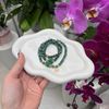  Vòng Chuỗi Ngọc Phỉ Thúy Hoa Bay 5.9ly Mix Hồ Ly Chúa, Ngũ Điếu, Bi Kim Tiền Vàng Và Cỏ Bốn Lá Nạm Đá Vàng Trang Sức (Không Kén Mệnh) Vip-127001 