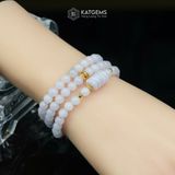  Vòng Chuỗi Ngọc Phỉ Thúy Tím Tử La Lan 5.7ly Mix Ngũ Điếu Và Bi Kim Tiền Vàng (Không Kén Mệnh) 1-127037 