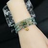  Vòng Chuỗi Ngọc Phỉ Thúy Hoa Bay 5.6ly Mix Bi Kim Tiền, Ngũ Điếu Và Túi Tiền Vàng Trang Sức (Không Kén Mệnh) 1-127005 