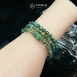  Vòng Chuỗi Ngọc Phỉ Thúy Hoa Bay 6ly Mix Bi Kim Tiền Và Ngũ Điếu (Không Kén Mệnh) Vvip-127001 