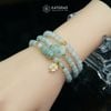  Vòng Chuỗi Ngọc Phỉ Thúy Hoa Bay 5.7ly Mix Ngũ Điếu, Hồ Ly Phượng Và Cỏ Bốn Lá Nạm Đá Vàng Trang Sức (Không Kén Mệnh) 1-127014 