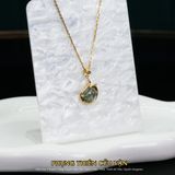  Bộ Trang Sức Vàng Phụng Thiên Cửu Vận Thạch Anh Tóc Xanh (Hỏa, Mộc) Độc Quyền Katgems 