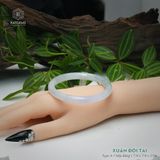  Vòng Khối Ngọc Phỉ Thúy Jade A Xuân Đới Tài Cao Cấp Bản Đũa 7.9 x 7.9 x 57.9 (Không Kén Mệnh) 2605221 