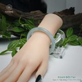  Vòng Khối Ngọc Phỉ Thúy Jade A Xuân Đới Tài Cao Cấp Bản Đũa 7.9 x 7.9 x 55.9 (Không Kén Mệnh) 2605220 