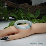  Vòng Khối Ngọc Phỉ Thúy Hoa Bay Cao Cấp Bản Hẹ KT: 12.6 x 8 x 53.7  (Không Kén Mệnh) 2607069 