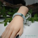  Vòng Khối Ngọc Phỉ Thúy Hoa Bay Cao Cấp Bản Hẹ KT: 12.6 x 8 x 53.7  (Không Kén Mệnh) 2607069 