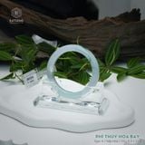  Vòng Khối Ngọc Phỉ Thúy Hoa Bay Cao Cấp Bản Hẹ KT: 10 x 8.5 x 53.5  (Không Kén Mệnh) 2607070 
