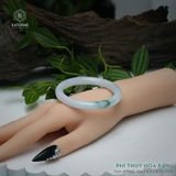  Vòng Khối Ngọc Phỉ Thúy Hoa Bay Cao Cấp Bản Đũa KT: 8.3 x 8.5 x 53.4  (Không Kén Mệnh) 2607065 