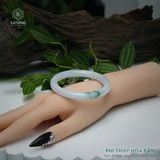  Vòng Khối Ngọc Phỉ Thúy Hoa Bay Cao Cấp Bản Đũa KT: 8.3 x 8.5 x 53.4  (Không Kén Mệnh) 2607065 