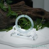  Vòng Khối Ngọc Phỉ Thúy Hoa Bay Cao Cấp Bản Đũa KT: 7.2 x 7.5 x 53.7  (Không Kén Mệnh) 2607066 