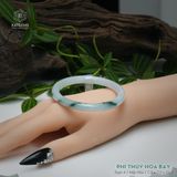  Vòng Khối Ngọc Phỉ Thúy Hoa Bay Cao Cấp Bản Đũa KT: 7.2 x 7.5 x 53.7  (Không Kén Mệnh) 2607066 
