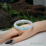  Vòng Khối Ngọc Phỉ Thúy Hoa Bay Cao Cấp Bản Hẹ KT: 11.8 x 8.5 x 54.6  (Không Kén Mệnh) 2607076 