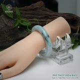  Vòng Khối Ngọc Phỉ Thúy Hoa Bay Cao Cấp Bản Hẹ KT: 12.2 x 8.6 x 54  (Không Kén Mệnh) 2607072 