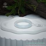  Vòng Khối Ngọc Phỉ Thúy Bạch Nguyệt Quang Bạch Ngọc Phớt Xanh Cao Cấp Bản Hẹ 11.6 x 8.8 x 54.2 (Không Kén Mệnh) 2607071 