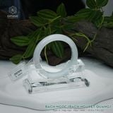  Vòng Khối Ngọc Phỉ Thúy Bạch Nguyệt Quang Bạch Ngọc Cao Cấp Bản Hẹ 10.9 x 7.9 x 52 (Không Kén Mệnh) 2607078 