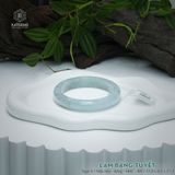 Vòng Khối Ngọc Phỉ Thúy Lam Băng Tuyết Cao Cấp Bản Hẹ 11.8 x 8.2 x 57.3 (Không Kén Mệnh) 2606800 