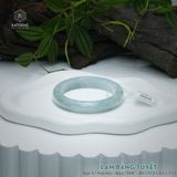  Vòng Khối Ngọc Phỉ Thúy Lam Băng Tuyết Cao Cấp Bản Hẹ 11.8 x 8.2 x 57.3 (Không Kén Mệnh) 2606800 