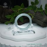  Vòng Khối Ngọc Phỉ Thúy Lam Băng Tuyết Cao Cấp Bản Hẹ 11.8 x 8.2 x 57.3 (Không Kén Mệnh) 2606800 