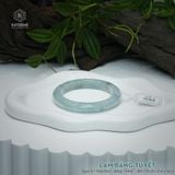  Vòng Khối Ngọc Phỉ Thúy Lam Băng Tuyết Cao Cấp Bản Hẹ 10.4 x 8.8 x 56.6 (Không Kén Mệnh) 2606793 