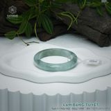  Vòng Khối Ngọc Phỉ Thúy Lam Băng Tuyết Cao Cấp Bản Hẹ 12.5 x 8.5 x 57.2 (Không Kén Mệnh) 2606803 