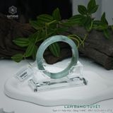  Vòng Khối Ngọc Phỉ Thúy Lam Băng Tuyết Cao Cấp Bản Hẹ 12.5 x 8.5 x 57.2 (Không Kén Mệnh) 2606803 