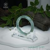  Vòng Khối Ngọc Phỉ Thúy Lam Băng Tuyết Cao Cấp Bản Hẹ 12.5 x 8.5 x 57.2 (Không Kén Mệnh) 2606803 