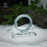  Vòng Khối Ngọc Phỉ Thúy Lam Băng Tuyết Cao Cấp Bản Hẹ 12 x 8.5 x 53.7 (Không Kén Mệnh) 2606801 